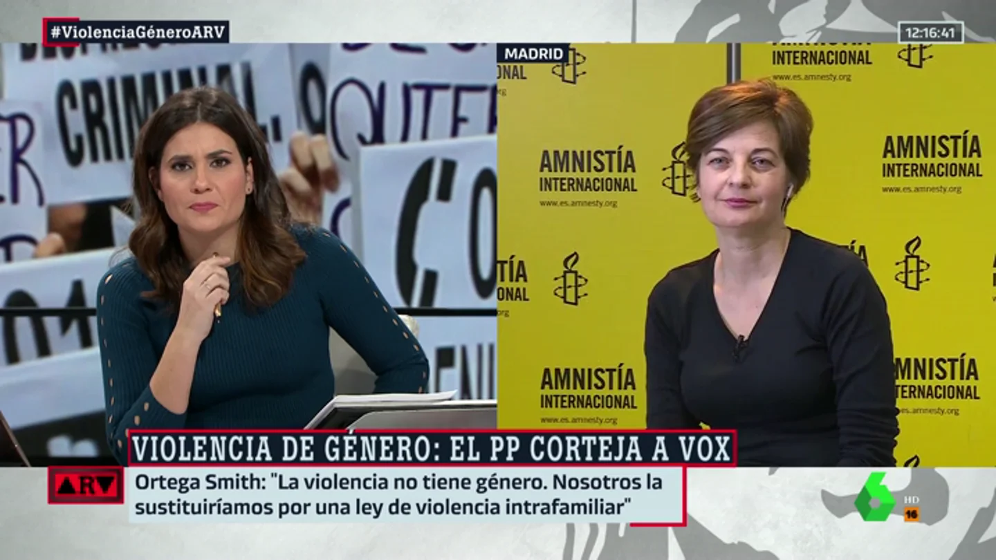 Entrevista a Virginia Álvarez, de Amnistía Internacional Entrevista a Virginia Álvarez, de Amnistía Internacional