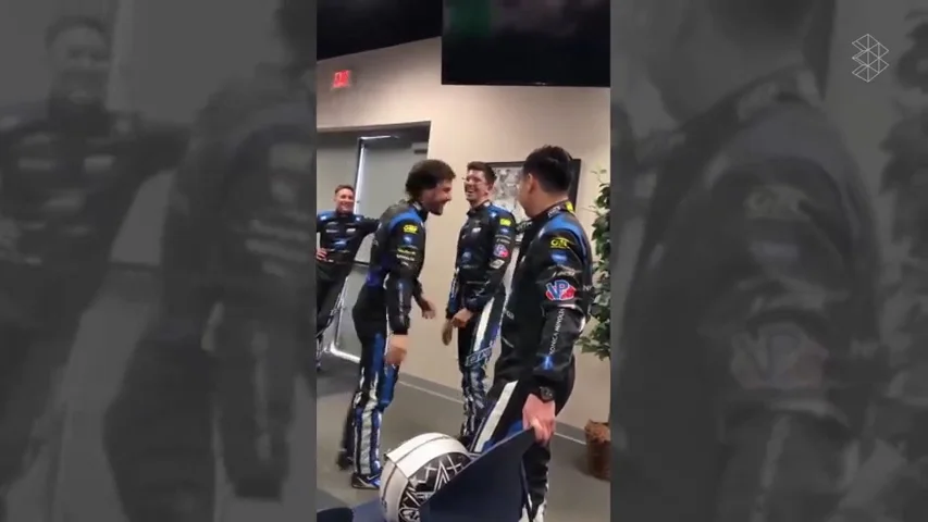 El vacile de Fernando Alonso al conocer a su compañero en Daytona: "Dije sí"