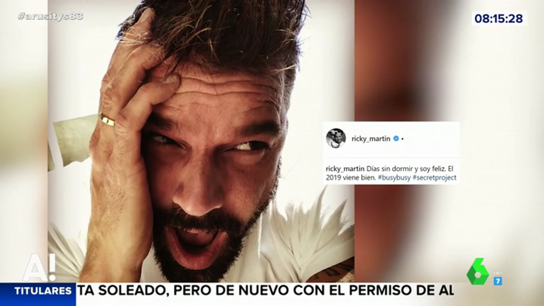 Ricky Martin en Instagram