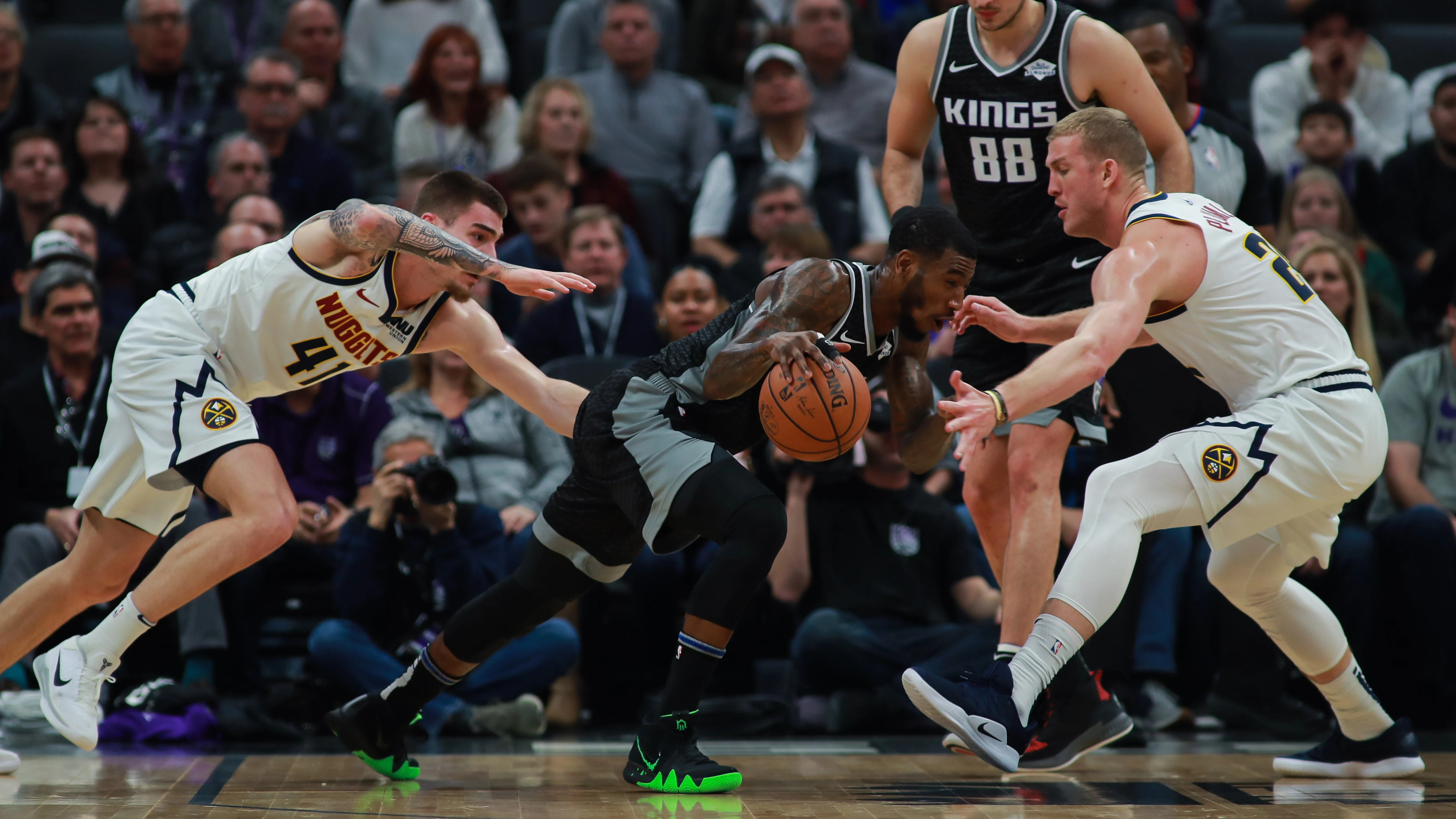 Juancho Hernangómez con los Denver Nuggets