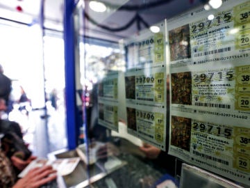 Imagen de una administración con décimos de Lotería del Niño 2020 Imagen de una administración con décimos de Lotería del Niño 2020
