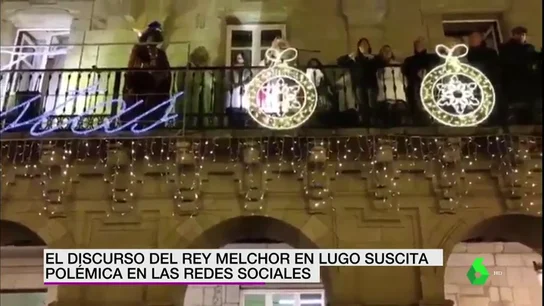 El rey Melchor, en Lugo El rey Melchor, en Lugo