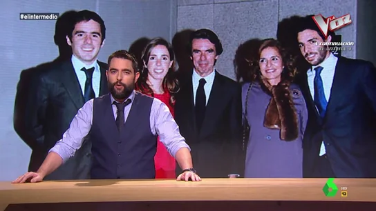 Dani Mateo analiza a la familia Aznar-Botella Dani Mateo analiza a la familia Aznar-Botella
