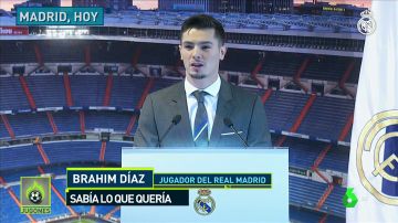Brahim Díaz, presentado: "Sólo contemplé tres opciones: Real Madrid, Real Madrid o Real Madrid"