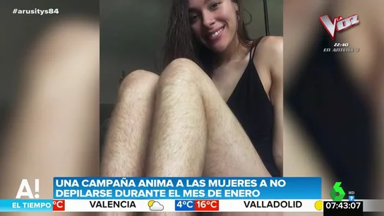 Januhairy, la campaña que anima a las mujeres a no depilarse durante el mes de enero Januhairy, la campaña que anima a las mujeres a no depilarse durante el mes de enero