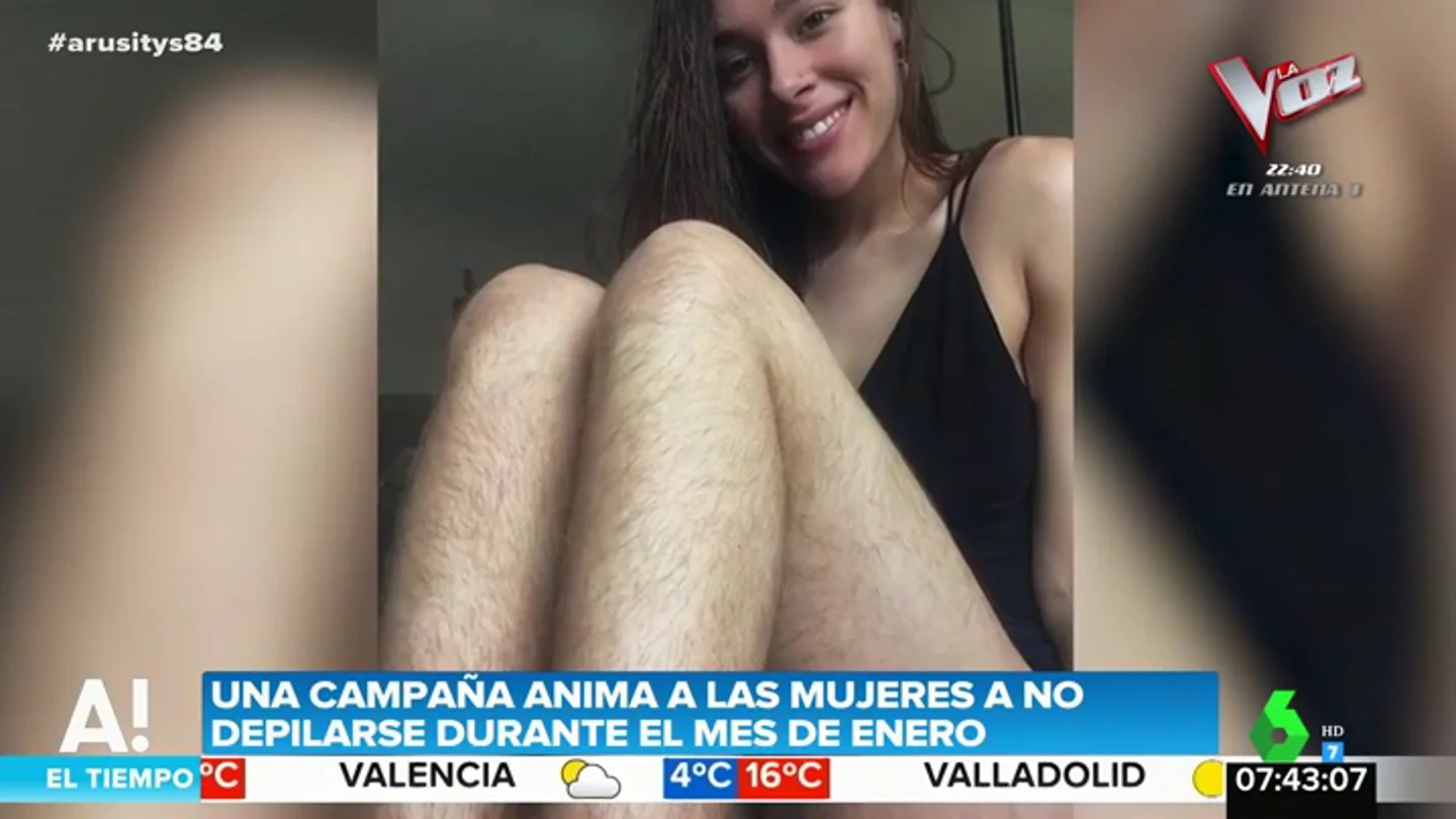 Januhairy, la campaña que anima a las mujeres a no depilarse durante el mes de enero Januhairy, la campaña que anima a las mujeres a no depilarse durante el mes de enero