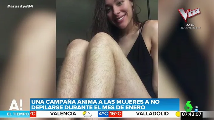 Januhairy, la campaña que anima a las mujeres a no depilarse durante el mes de enero