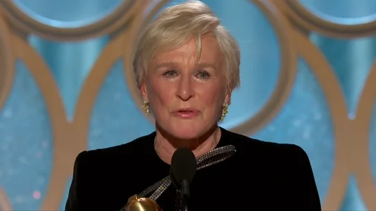Glenn Close en los Globos de Oro Glenn Close en los Globos de Oro