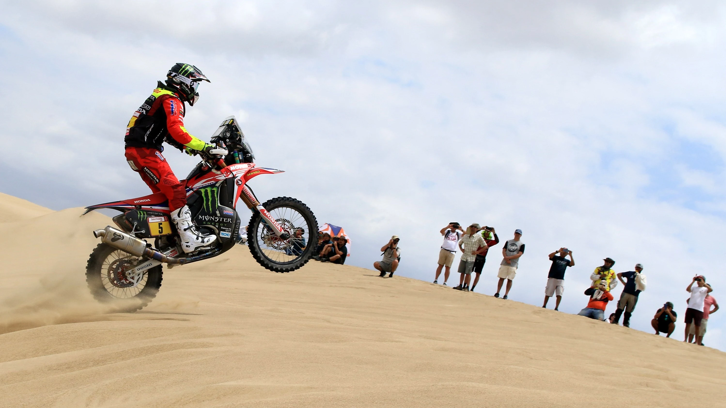 Joan Barreda, en acción en la etapa 1 del Dakar 2019