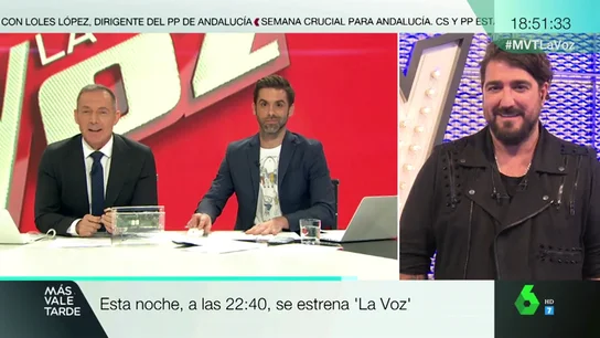 Entrevista a Antonio Orozco en Más Vale Tarde Entrevista a Antonio Orozco en Más Vale Tarde