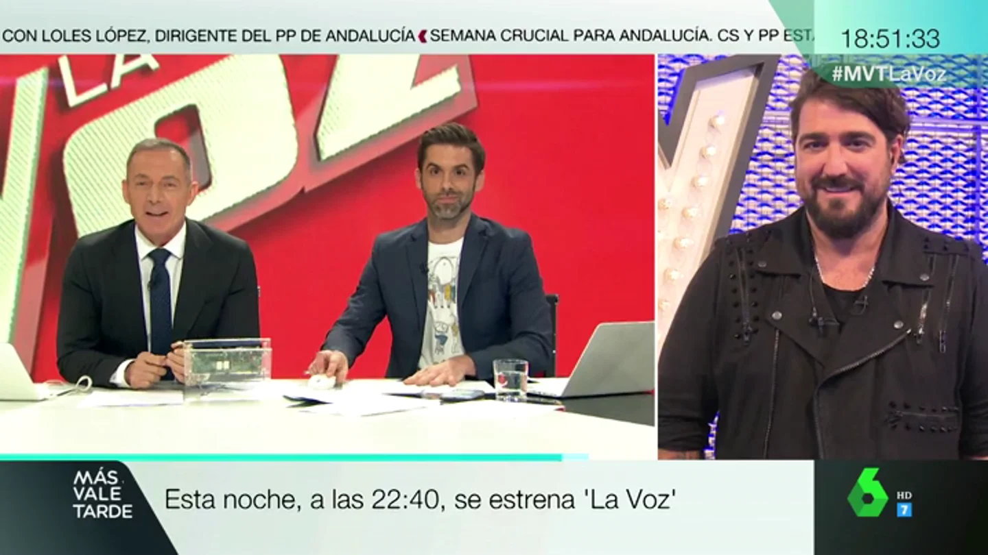 Entrevista a Antonio Orozco en Más Vale Tarde Entrevista a Antonio Orozco en Más Vale Tarde
