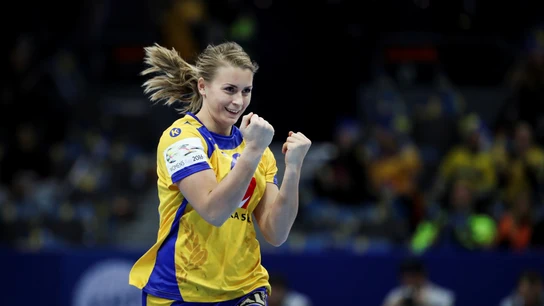 Isabelle Gullden, durante un partido Isabelle Gullden, durante un partido