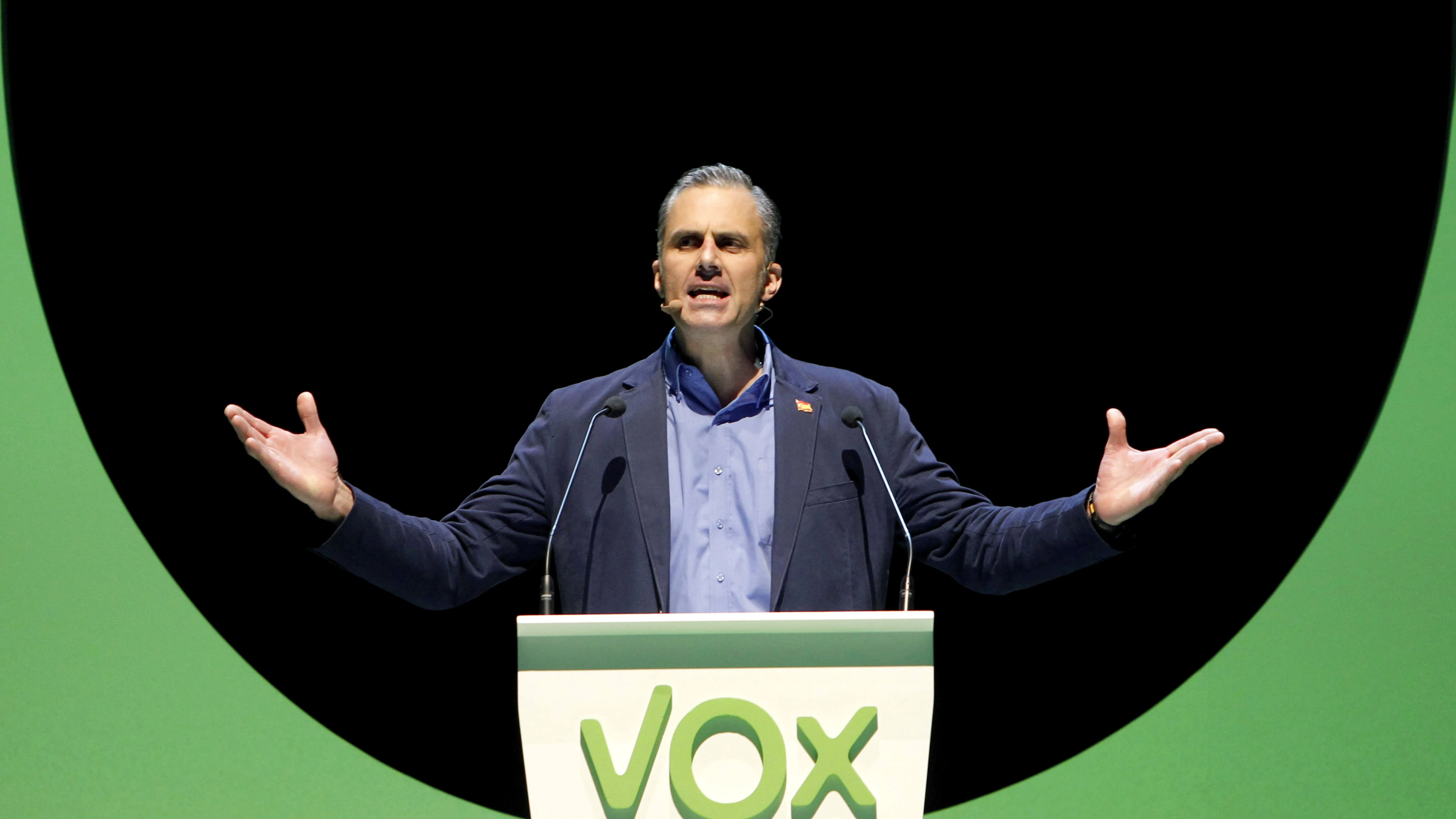 El candidato de Vox a la Alcaldía de Madrid, Javier Ortega Smith