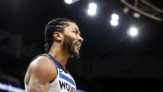 Derrick Rose, durante un partido con los Timberwolves Derrick Rose, durante un partido con los Timberwolves