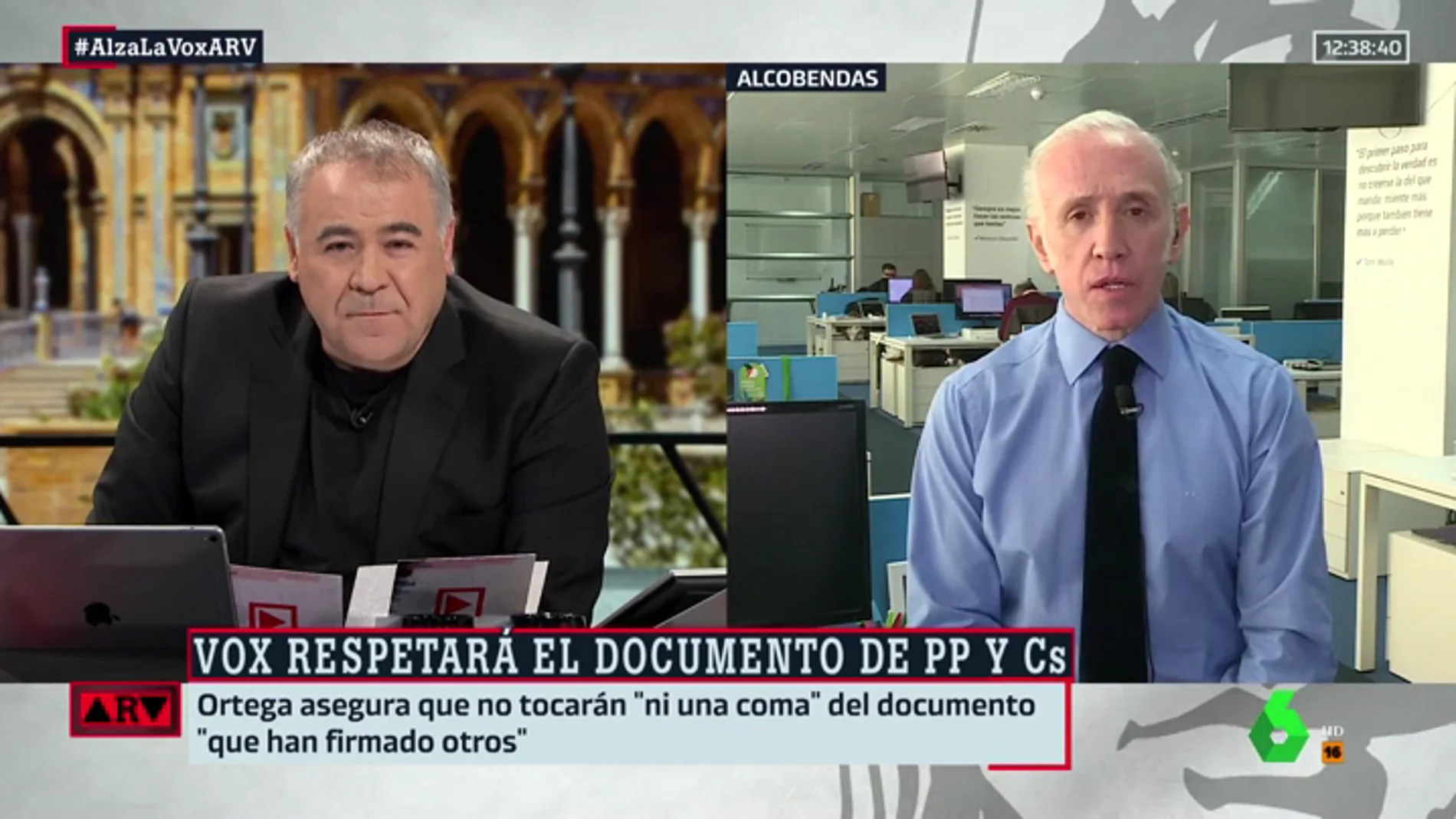 Eduardo Inda: "Juanma Moreno será el presidente de la Junta de Andalucía y Juan Marín, el vicepresidente"