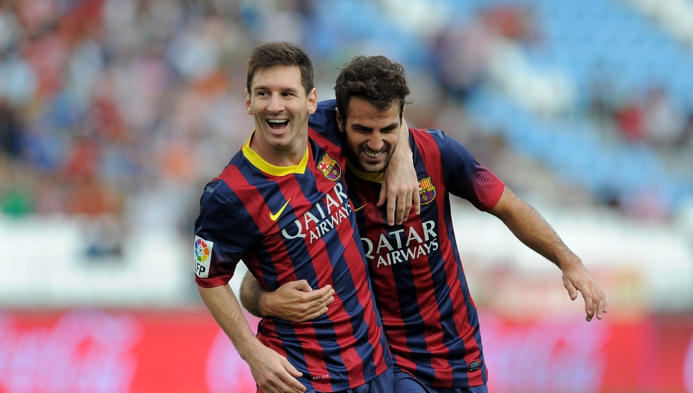 Messi y Cesc en el FC Barcelona