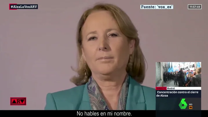 Fragmento del vídeo de Vox contra el "feminismo radical"