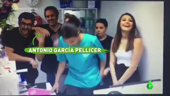 García Pellicer en una clínica dental de Reino Unido García Pellicer en una clínica dental de Reino Unido