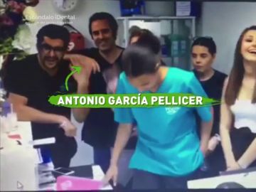 García Pellicer en una clínica dental de Reino Unido García Pellicer en una clínica dental de Reino Unido
