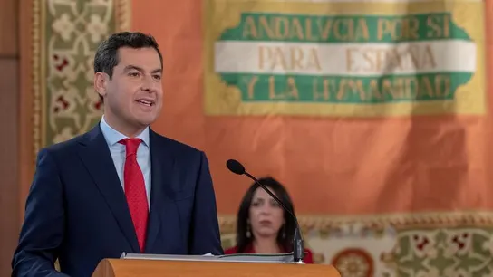 El presidente de la Junta de Andalucía, Juanma Moreno El presidente de la Junta de Andalucía, Juanma Moreno