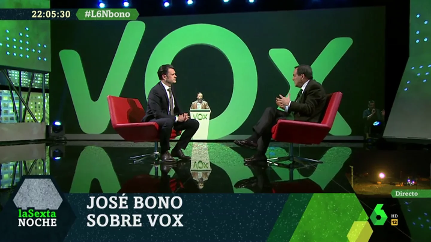 José Bono: "Vox representa lo más negro de España, deberían sentir vergüenza de sus posiciones" José Bono: "Vox representa lo más negro de España, deberían sentir vergüenza de sus posiciones"