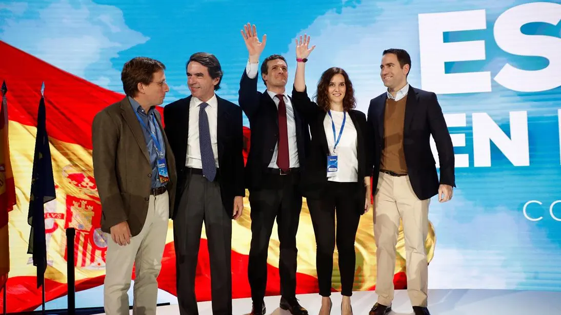 Pablo Casado en la convención del Partido Popular