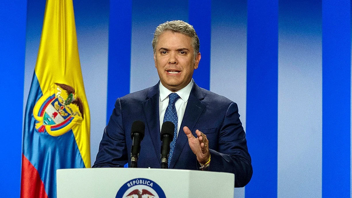 El presidente de Colombia, Iván Duque.