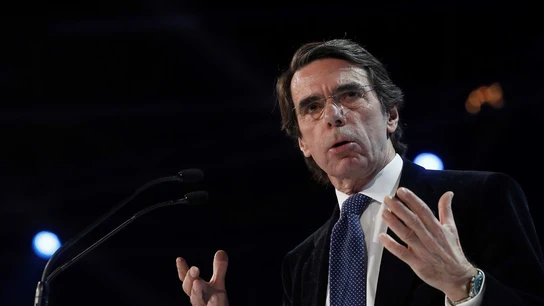 José María Aznar en la convención del PP José María Aznar en la convención del PP