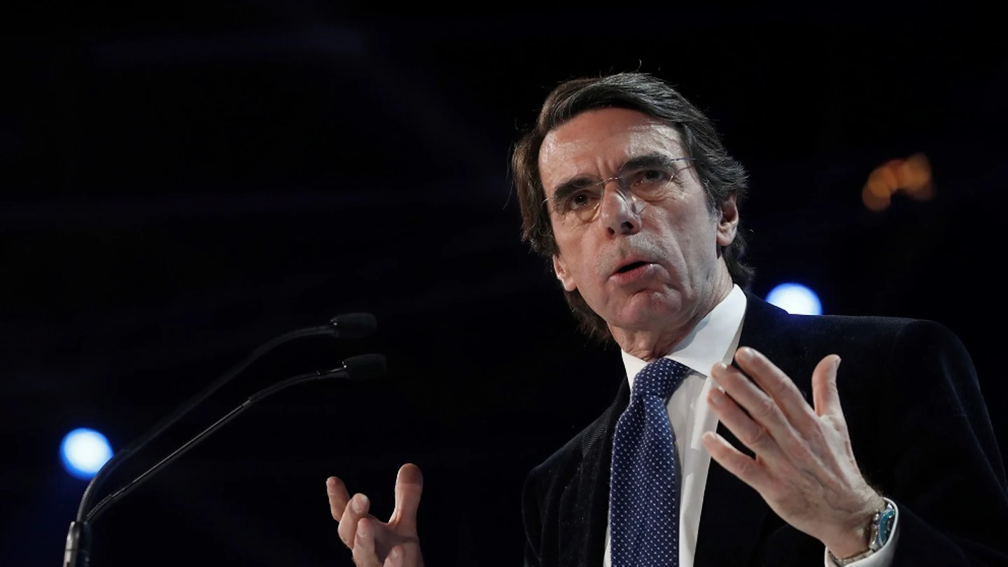 José María Aznar en la convención del PP José María Aznar en la convención del PP