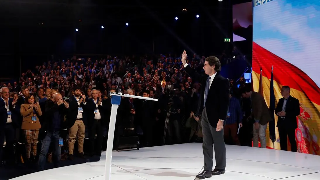 Aznar en la convención del PP