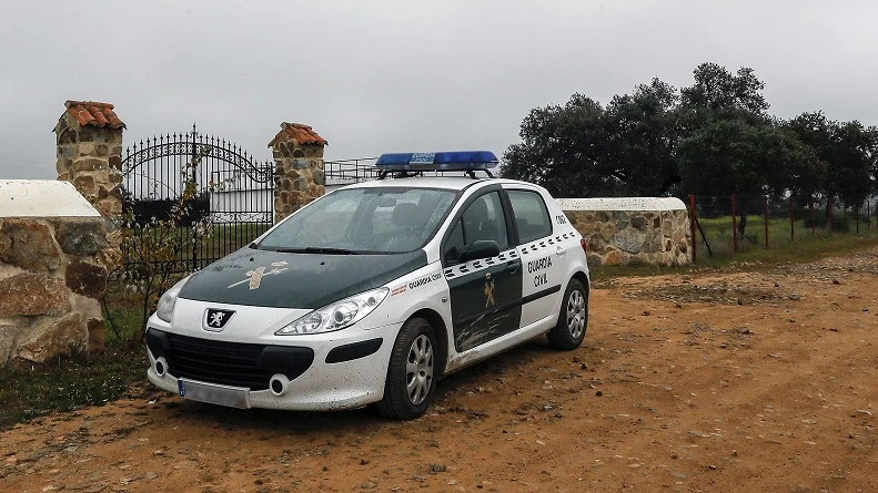 Un coche de la Guardia Civil