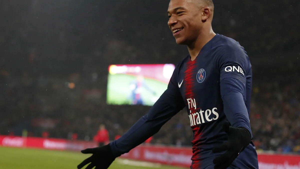 Mbappé, con el PSG