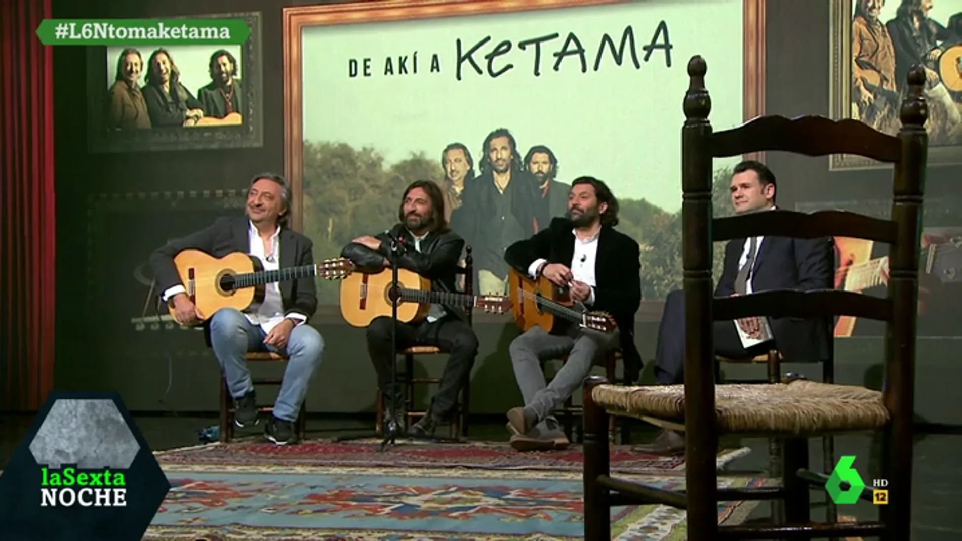Las reivindicaciones de los Ketama en laSexta Noche: "En la política hace falta un poco del respeto de la música"