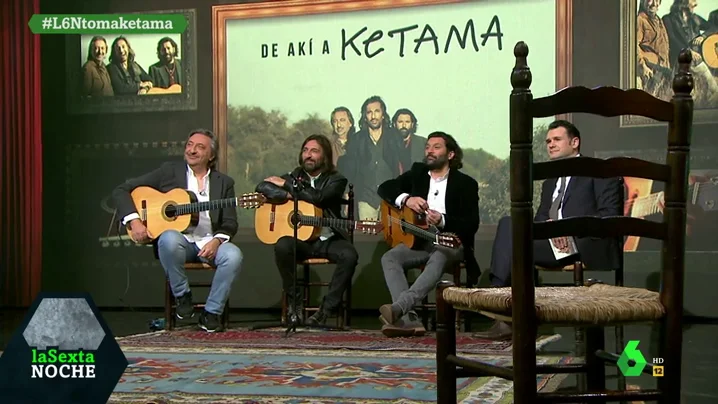 Las reivindicaciones de los Ketama en laSexta Noche: "En la política hace falta un poco del respeto de la música" Las reivindicaciones de los Ketama en laSexta Noche: "En la política hace falta un poco del respeto de la música"