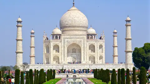 Así es el Taj Mahal, Agra, India Así es el Taj Mahal, una de las 7 maravillas del mundo moderno