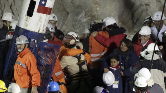Rescate de los mineros en la mina San Jos&eacute; de Chile