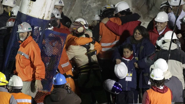 Rescate de los mineros en la mina San José de Chile