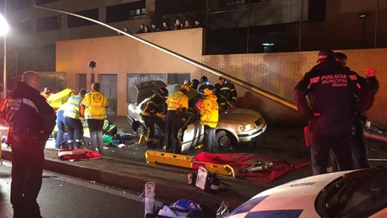Accidente de tráfico en Madrid Accidente de tráfico en Madrid