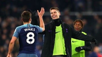 Winks, tras marcar un gol con el Tottenham