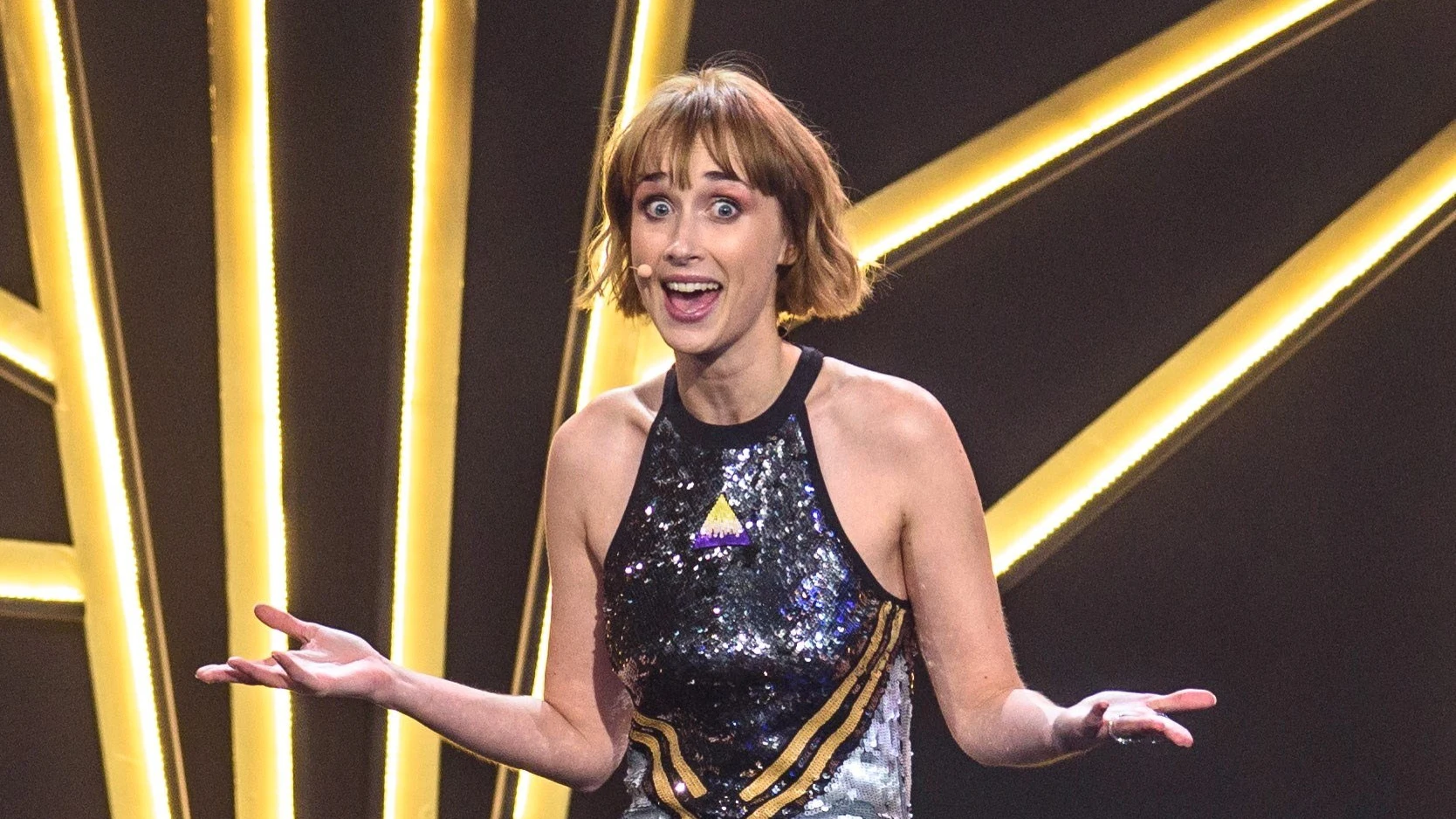 Ingrid García-Jonsson durante su monólogo en la gala de los Premios Feroz