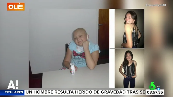 El '10 Years Challenge' más emocionante: una joven comparte su cambio tras superar un cáncer infantil