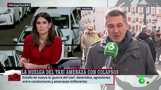 Julio Sanz (Federación del Taxi): "No justificamos la violencia, pero el responsable es quien ha llevado a las familias a una situación límite" Julio Sanz (Federación del Taxi): "No justificamos la violencia, pero el responsable es quien ha llevado a las familias a una situación límite"