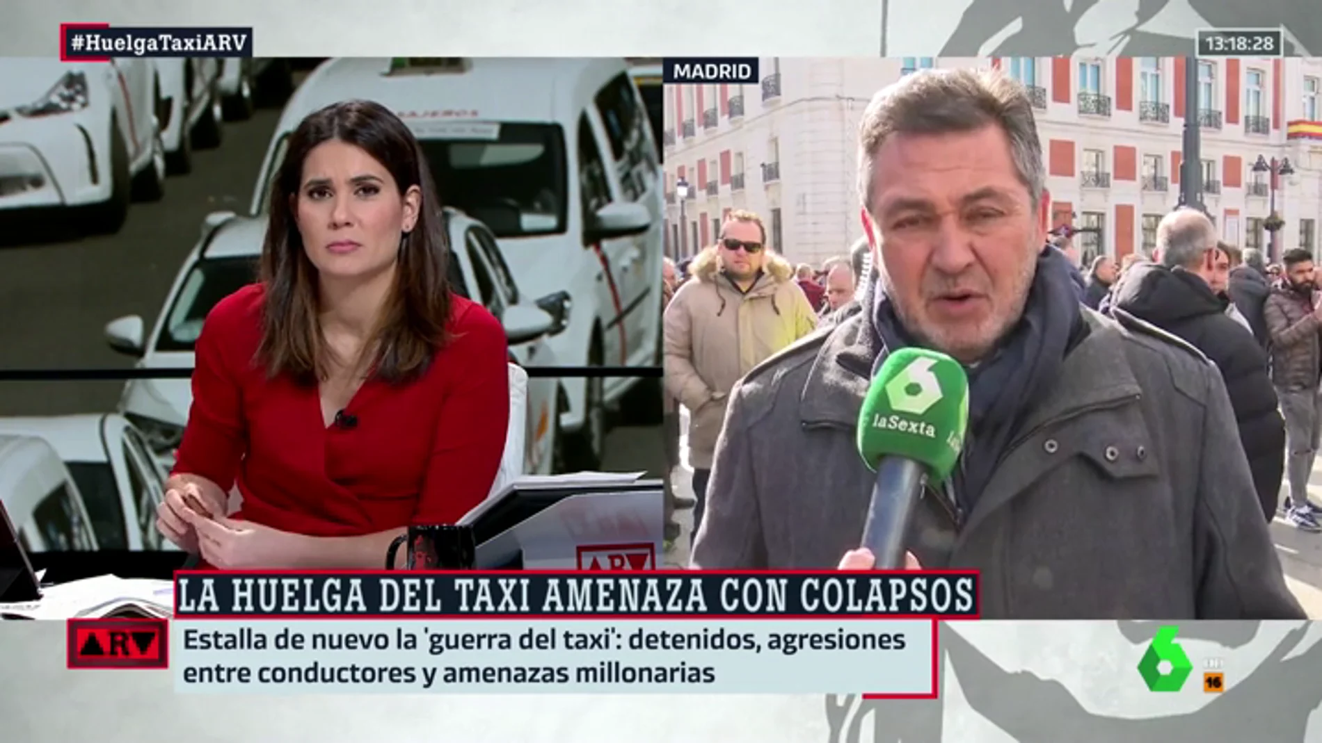 Julio Sanz (Federación del Taxi): "No justificamos la violencia, pero el responsable es quien ha llevado a las familias a una situación límite"