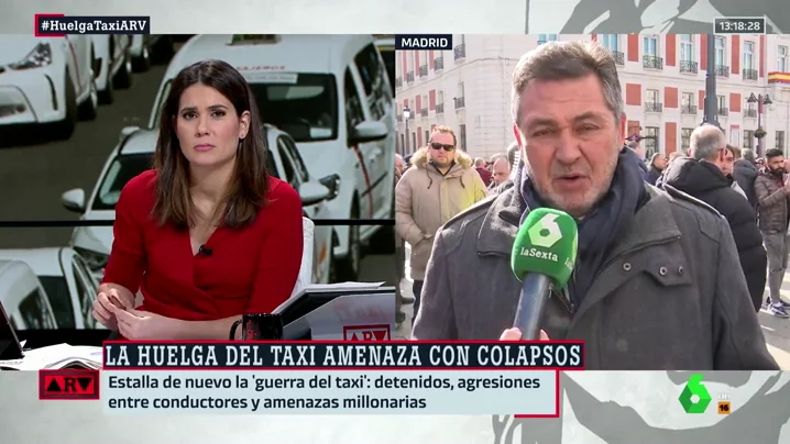 Julio Sanz (Federación del Taxi): "No justificamos la violencia, pero el responsable es quien ha llevado a las familias a una situación límite"