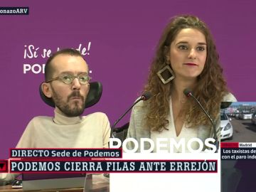 Pablo Echenique y Noelia Vera