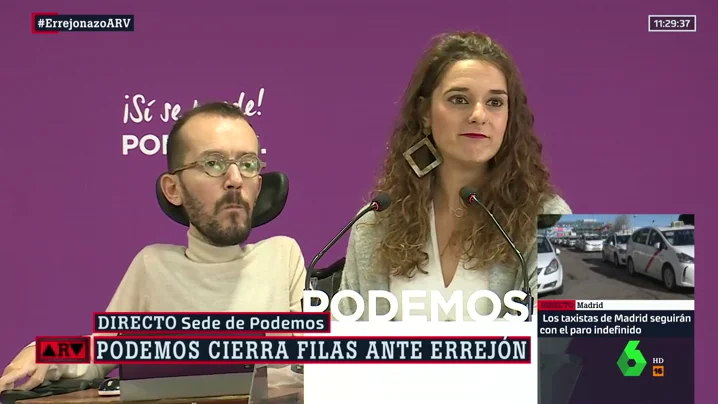 Pablo Echenique y Noelia Vera