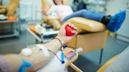 Imagen de un donante de sangre (Archivo)