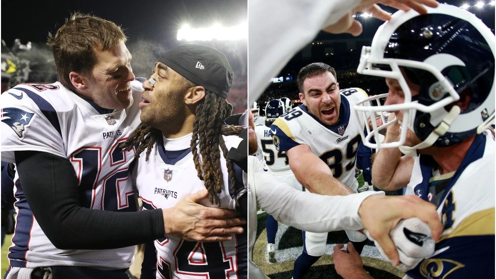 Patriots y Rams jugarán la Super Bowl LIII