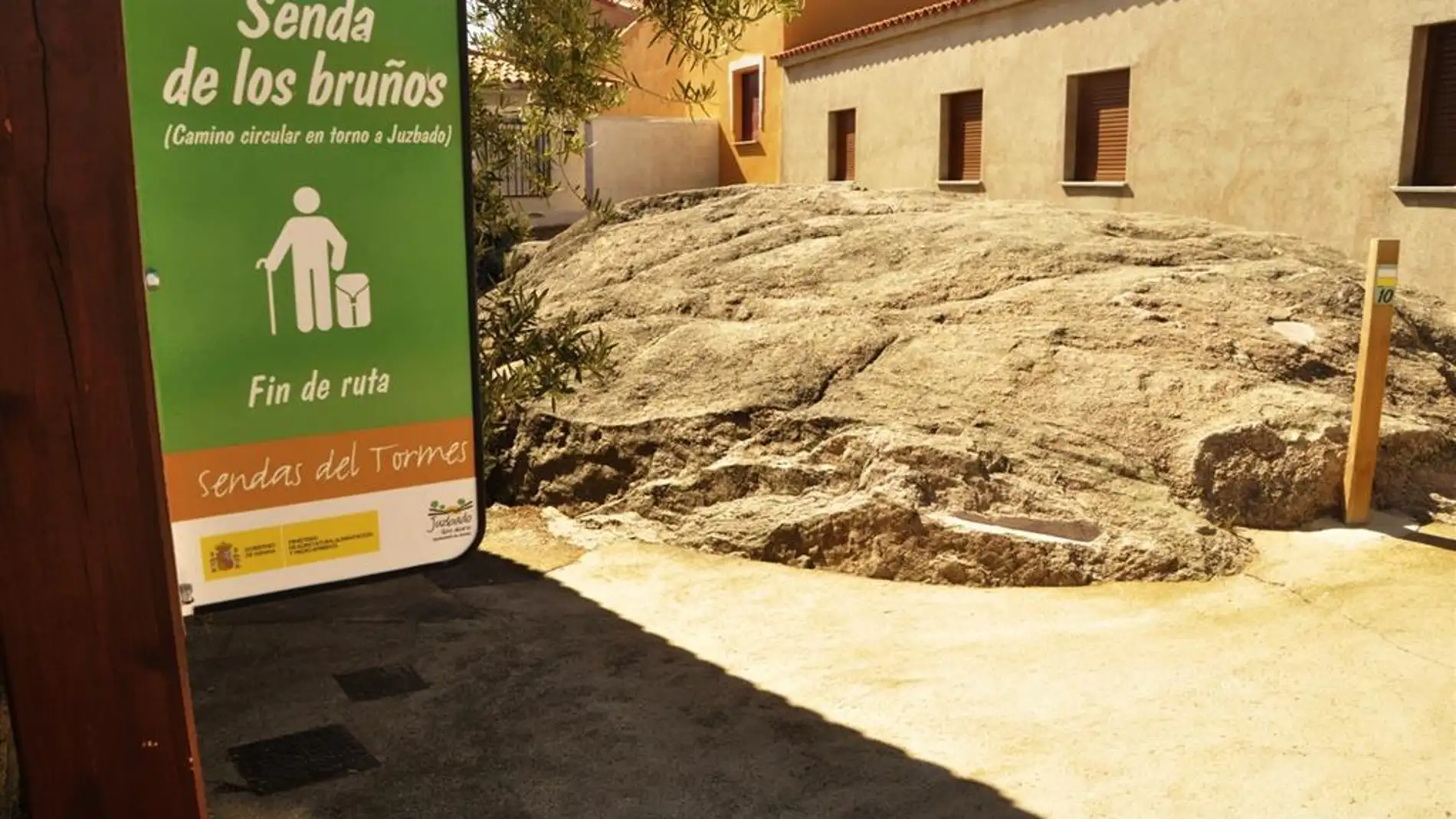 Afloramiento de la falla en Juzbado