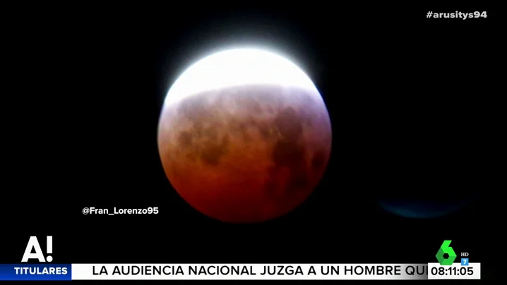 Superluna de sangre: estas son las imágenes que deja un eclipse que no se verá en España hasta 2022